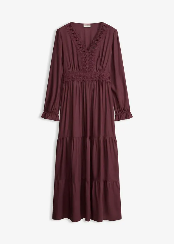 Maxikjole i 100% viskose, bonprix