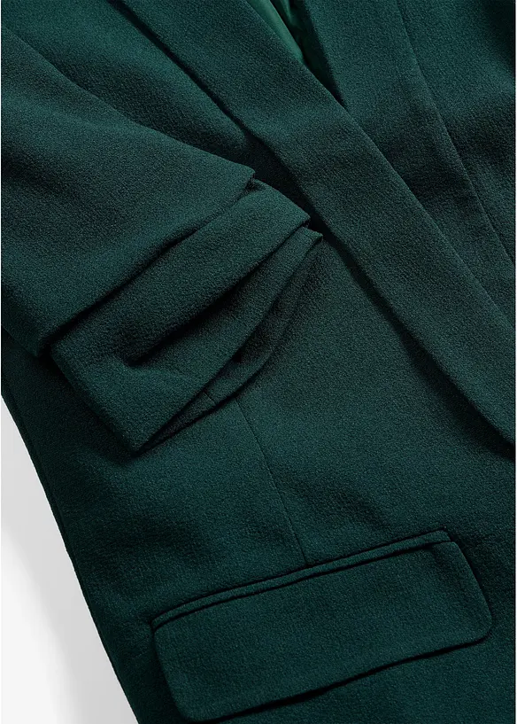 Lang blazer med draperte ermer, bonprix
