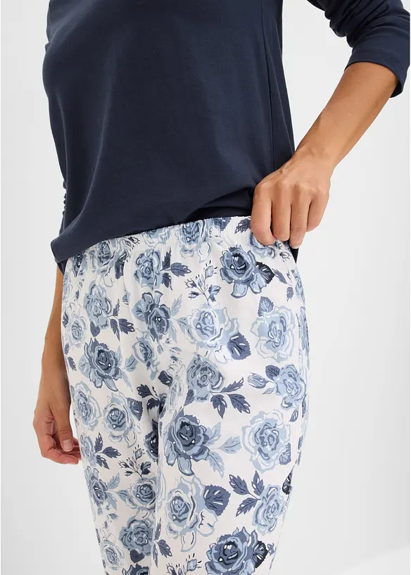 Pyjamas i 100% &oslash;kologisk bomull, bonprix