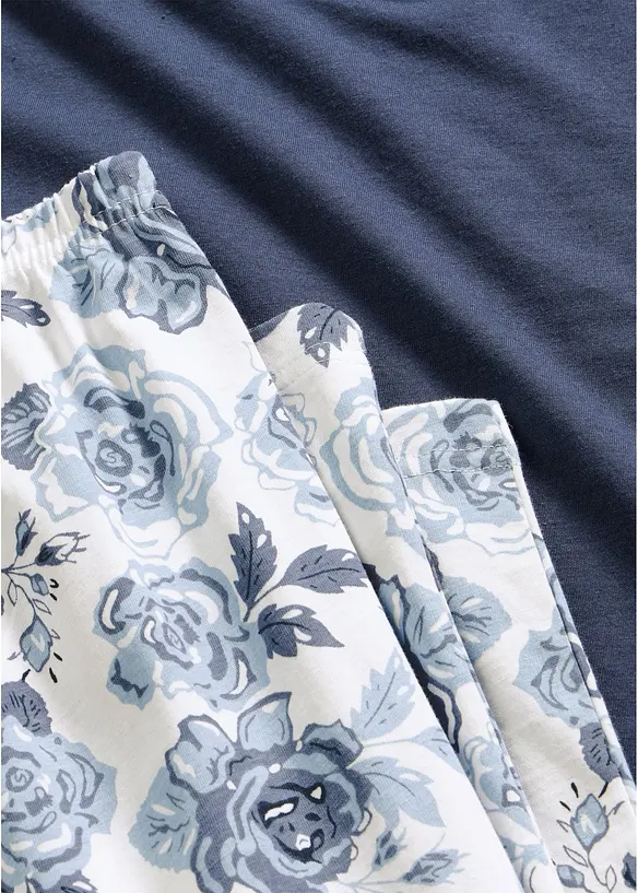 Pyjamas i 100% &oslash;kologisk bomull, bonprix