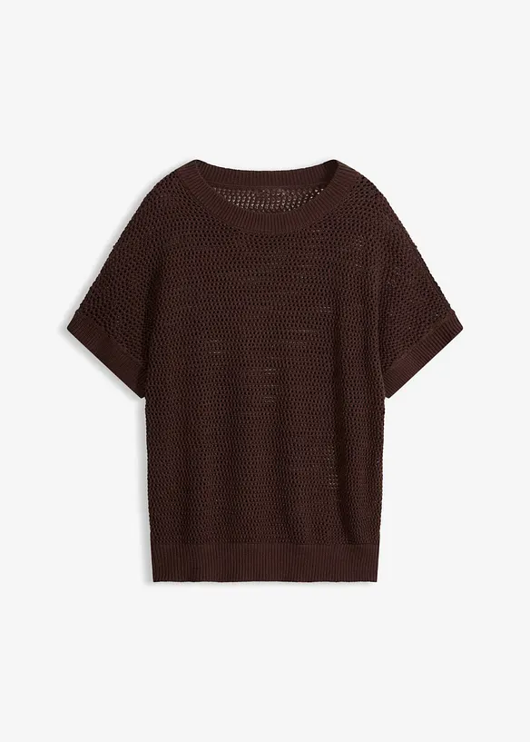 Oversized genser av bomullsmiks, bonprix