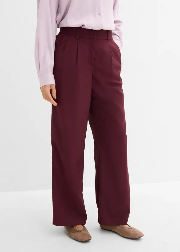 Pull on-bukse med twillstruktur, bonprix