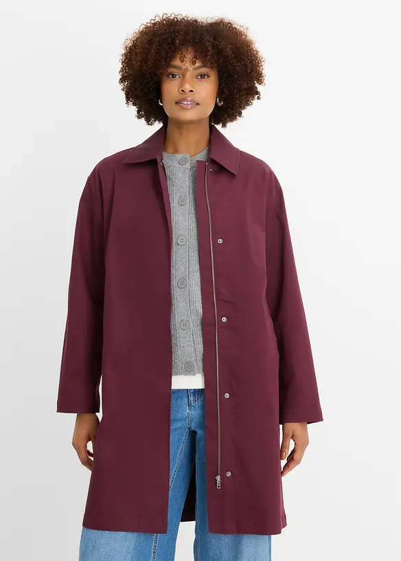 Vannavvisende trenchcoat, oversized, bonprix