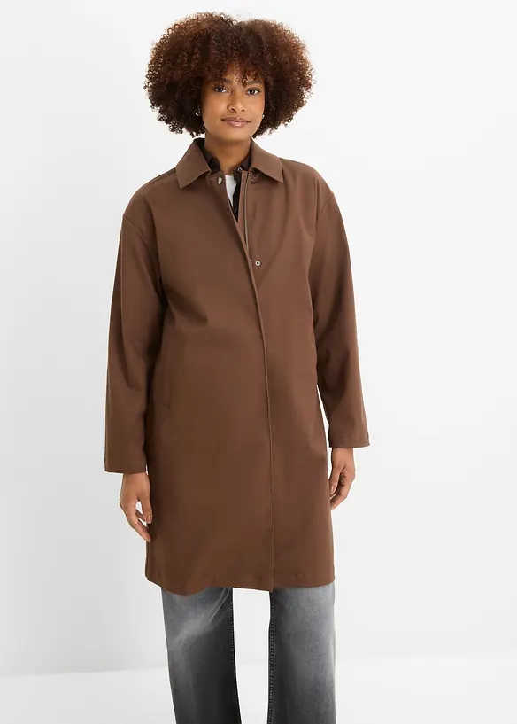 Vannavvisende trenchcoat, oversized, bonprix