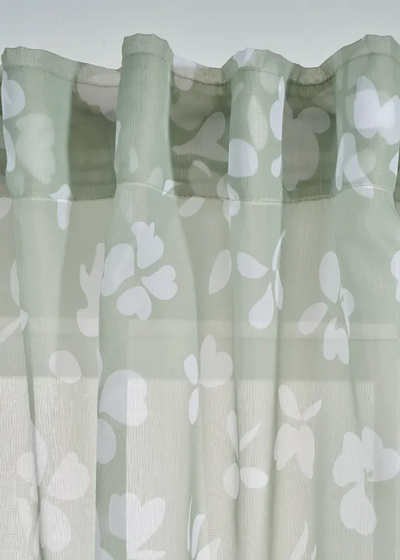 Gardin med fin struktur (1-pack), bonprix