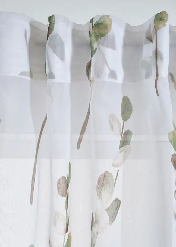 Gardin med blomsterm&oslash;nster (1-pack), bonprix