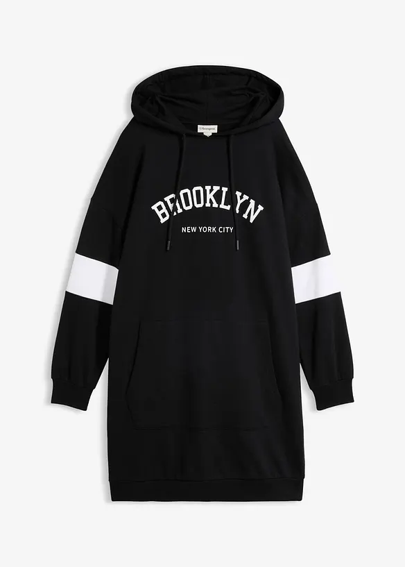 Sweathirtkjole i 100% &oslash;kologisk bomull, bonprix