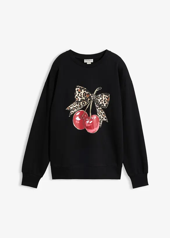 Sweatshirt i 100% &oslash;kologisk bomull, bonprix