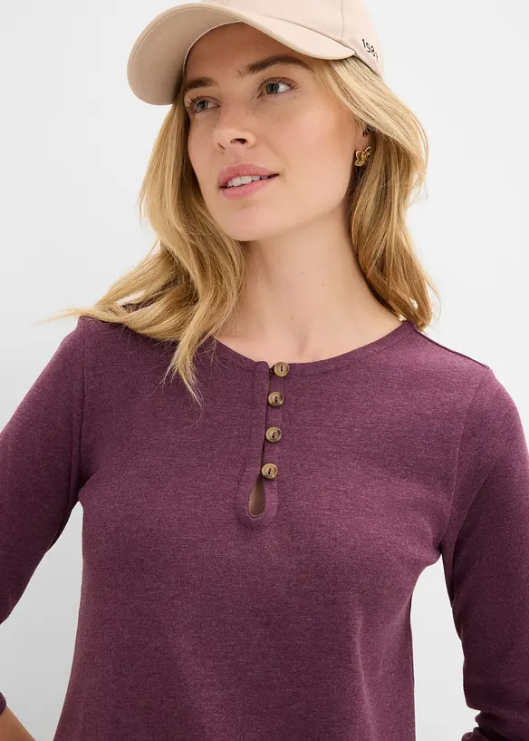 Jerseykjole med 3/4-lange ermer, bonprix
