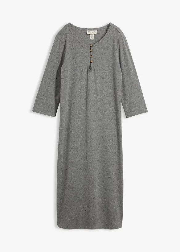 Jerseykjole med 3/4-lange ermer, bonprix