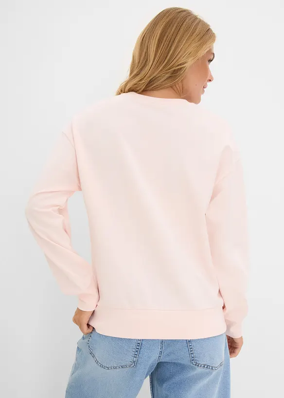 Sweatshirt i 100% &oslash;kologisk bomull, bonprix