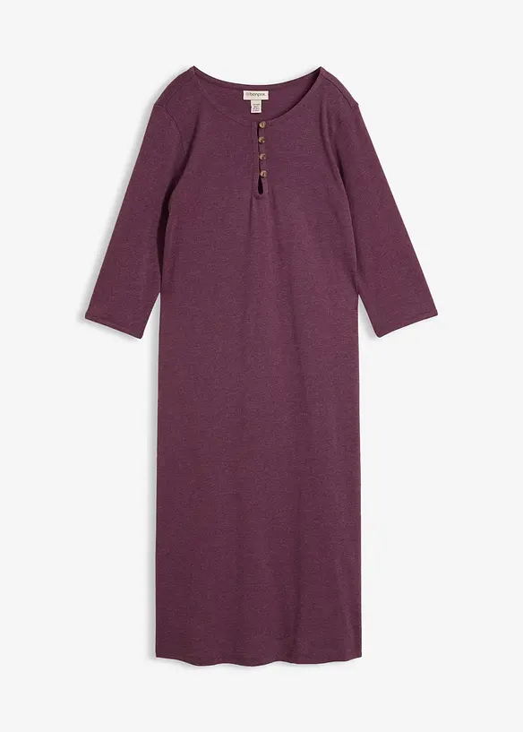 Jerseykjole med 3/4-lange ermer, bonprix