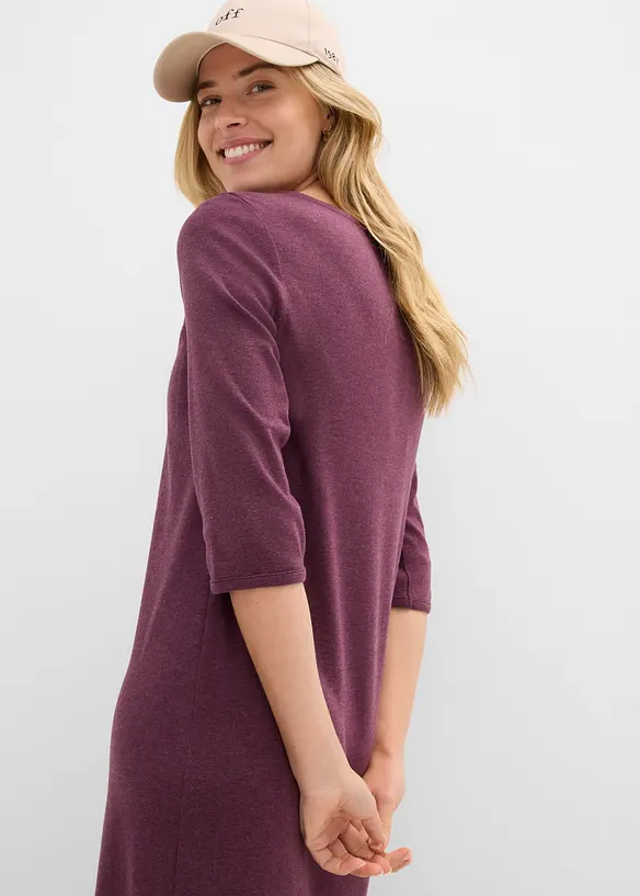 Jerseykjole med 3/4-lange ermer, bonprix