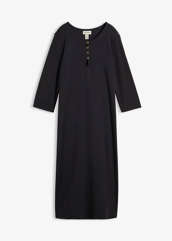 Jerseykjole med 3/4-lange ermer, bonprix