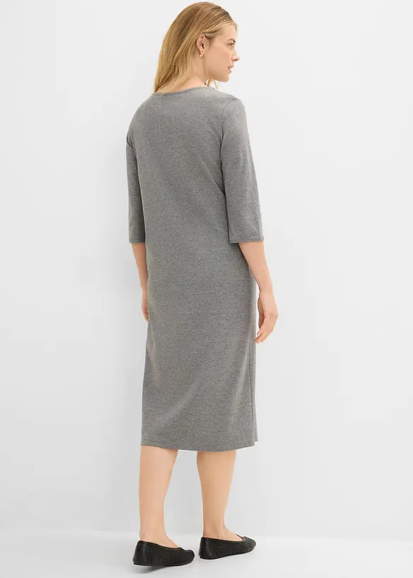 Jerseykjole med 3/4-lange ermer, bonprix