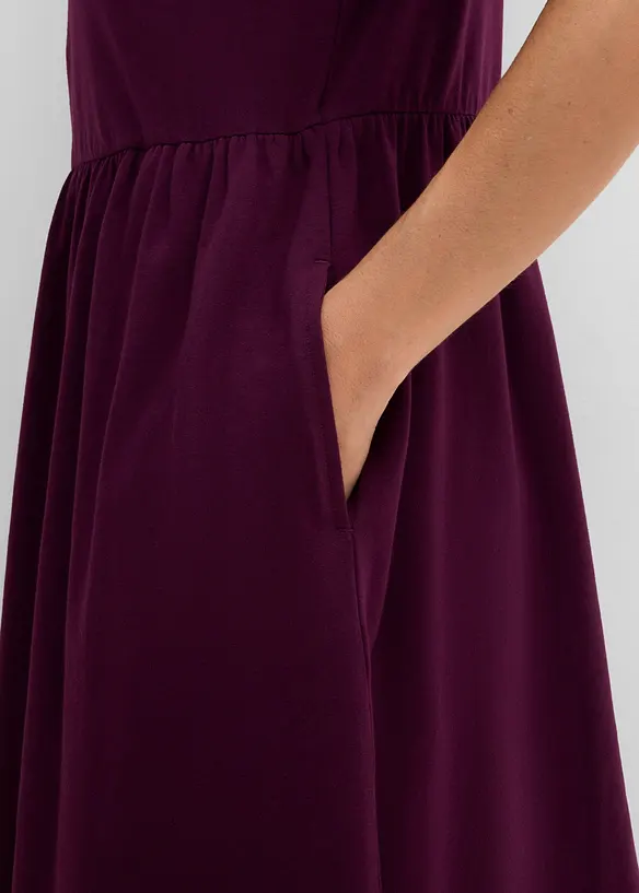 Jerseykjole i bomull med elastan, bonprix