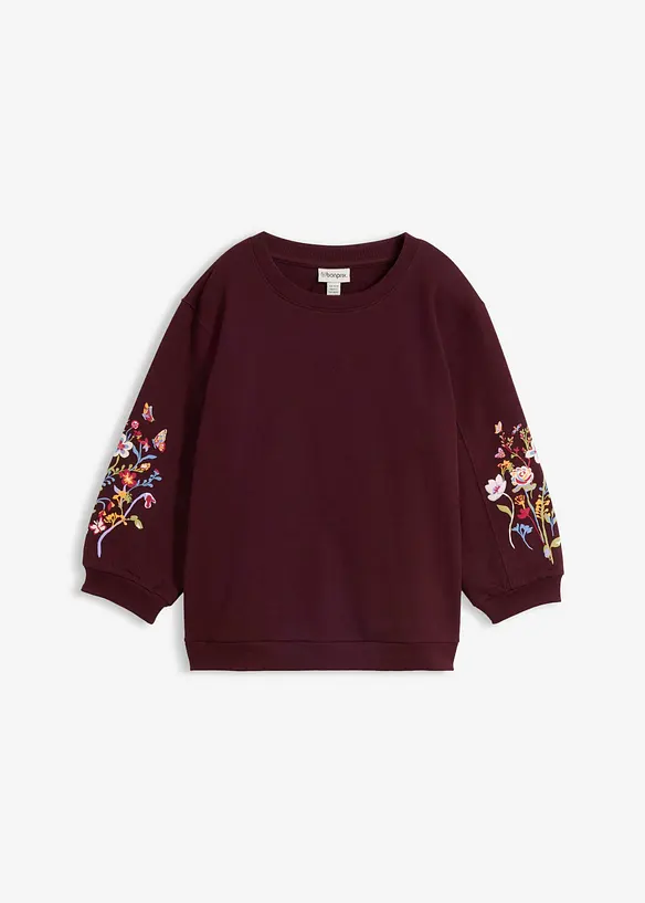 Sweatshirt i 100% &oslash;kologisk bomull, bonprix