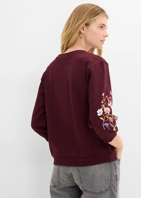 Sweatshirt i 100% &oslash;kologisk bomull, bonprix