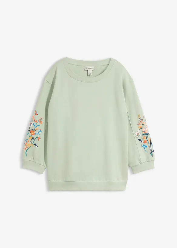 Sweatshirt i 100% &oslash;kologisk bomull, bonprix