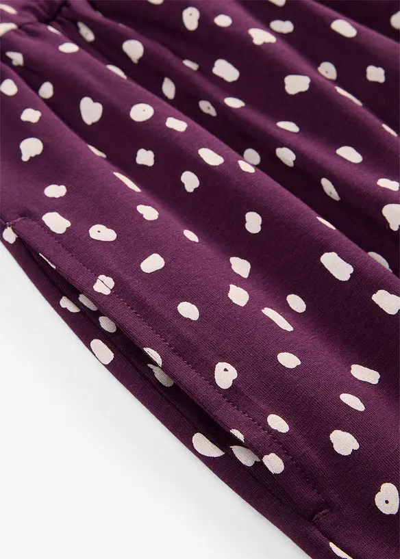 Jerseykjole i bomull med elastan, bonprix