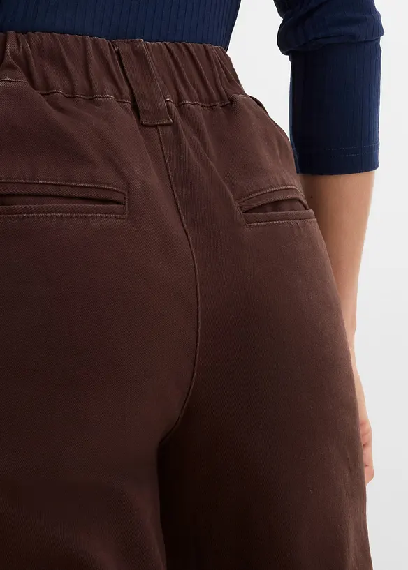 Twillbukse av bomullsstretch, bonprix