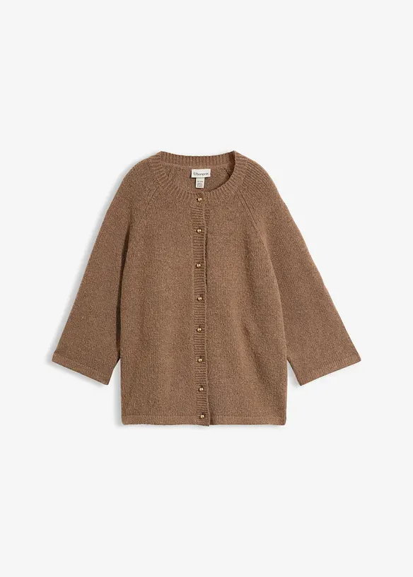 Cardigan med 3/4-lange ermer, bonprix