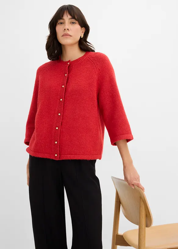 Cardigan med 3/4-lange ermer, bonprix