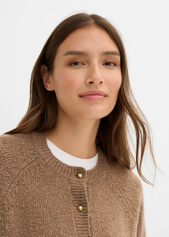 Cardigan med 3/4-lange ermer, bonprix