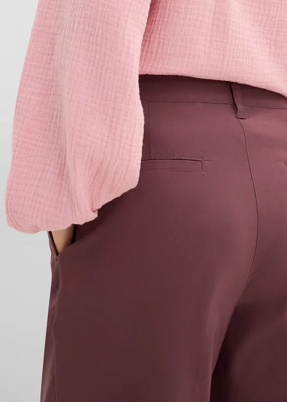 Bukse i bengalin med stretch, bonprix