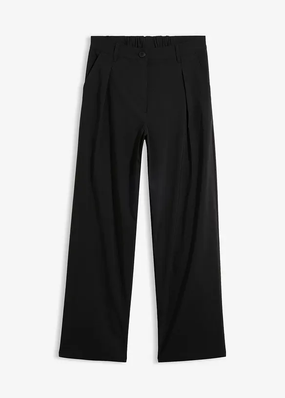 Bukse i bengalin med stretch og legg, bonprix
