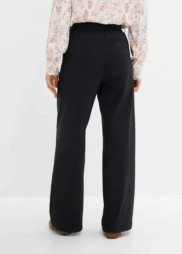 Bukse i bengalin med stretch og legg, bonprix