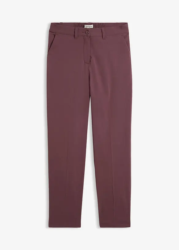 Shape bukse i bengalin med stretch og avsmalnende ben, bonprix
