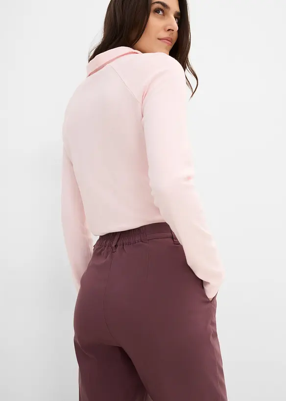Shape bukse i bengalin med stretch og avsmalnende ben, bonprix