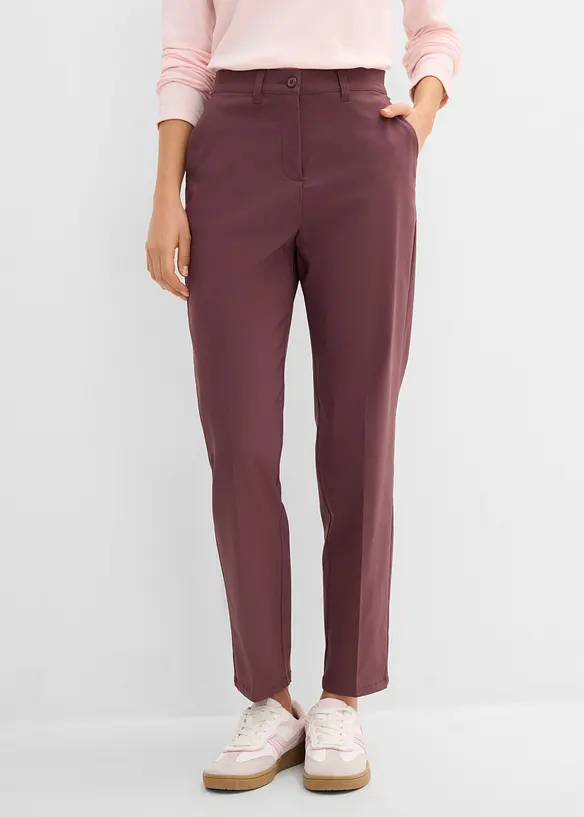 Shape bukse i bengalin med stretch og avsmalnende ben, bonprix