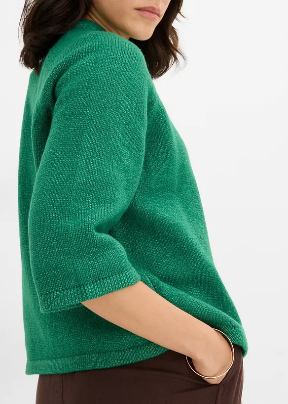 Oversized strikketopp, bonprix