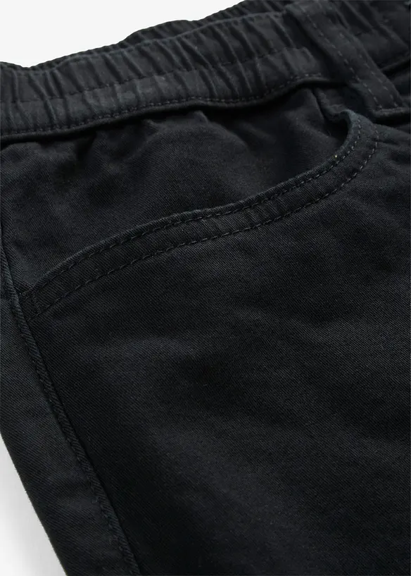 High waist mama twillbukse i bomullsmiks, bonprix