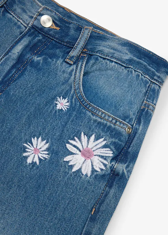 Wide Leg-jeans Mid Waist, bonprix