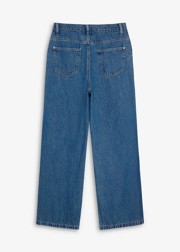 Wide Leg-jeans Mid Waist, bonprix