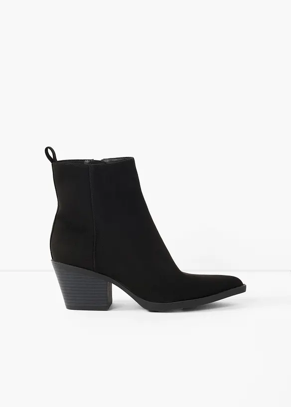 Cowboyboots med blokkh&aelig;l, bonprix