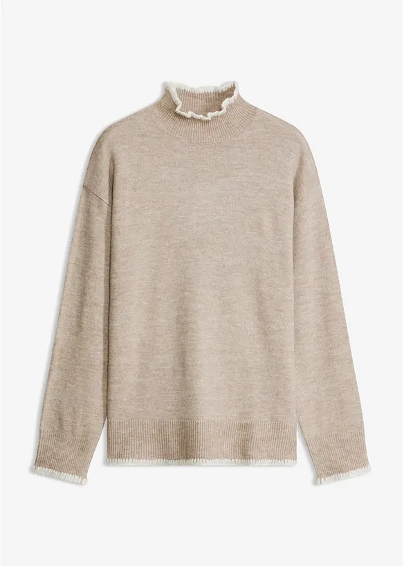 Genser med st&aring;krage, bonprix