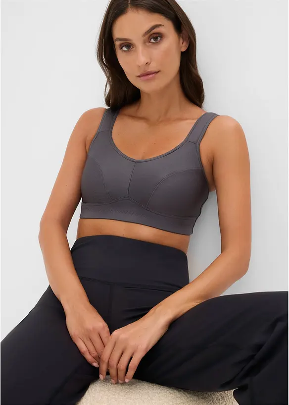 Trenings-BH med medium st&oslash;tte (2-pack), bonprix