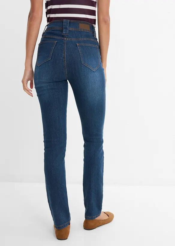 Slim fit-jeans High waist, komfortstretch, bonprix