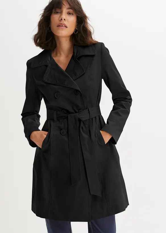 Trenchcoat i bomull, bonprix