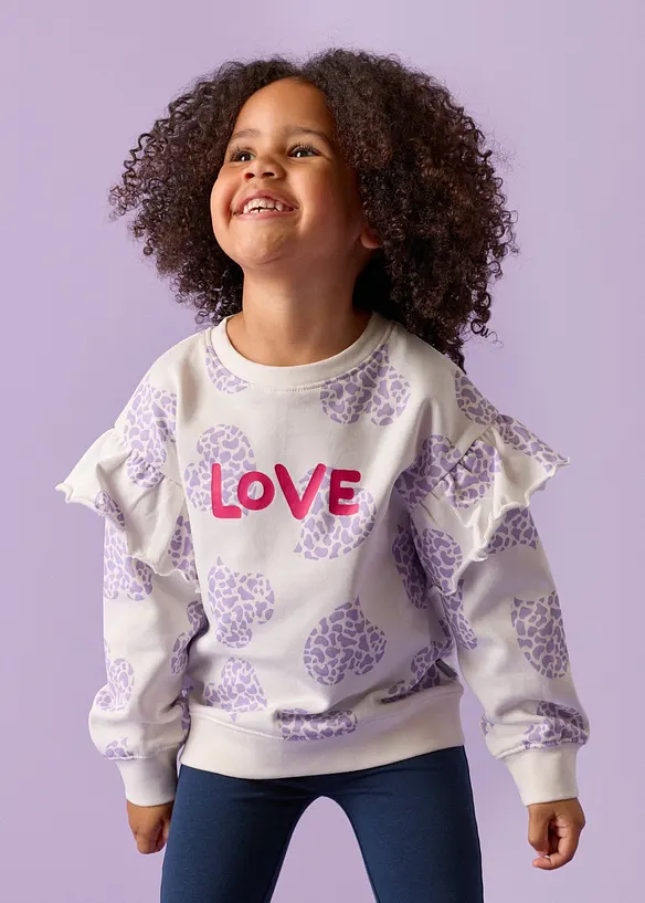 Lurchi sweatshirt i myk, &oslash;kologisk bomull, Lurchi