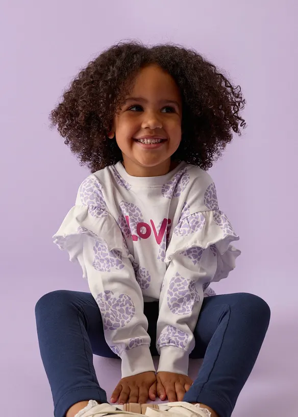 Lurchi sweatshirt i myk, &oslash;kologisk bomull, Lurchi