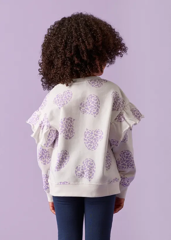 Lurchi sweatshirt i myk, &oslash;kologisk bomull, Lurchi