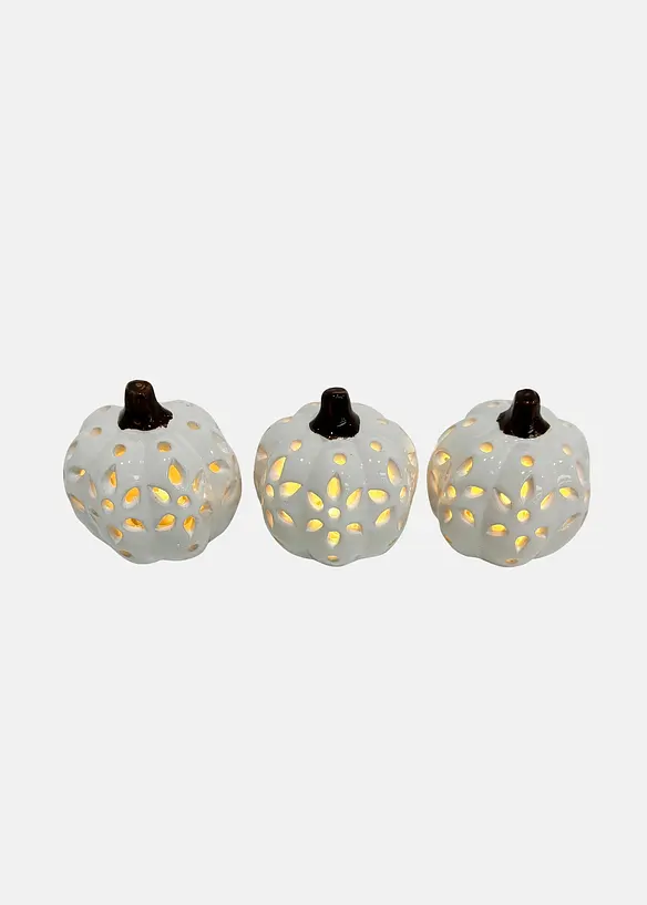 LED-gresskar med utstansinger (3-pack), bonprix