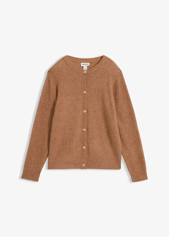 Cardigan i myk alpakkamiks, bonprix