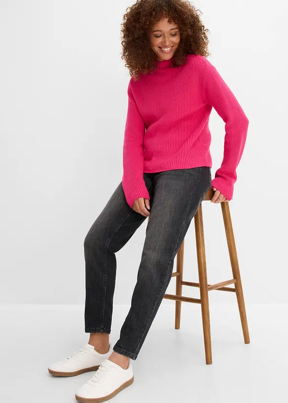 Mom-jeans High Waist, cropped, bonprix