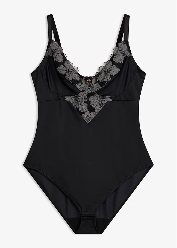 Spilel&oslash;s, strong shape body uten spiler med broderi, bonprix